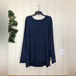 Med Couture LS Performance Scrub Shirt
Navy Blue RN 64794 8499
Size 3XL 
XXXL